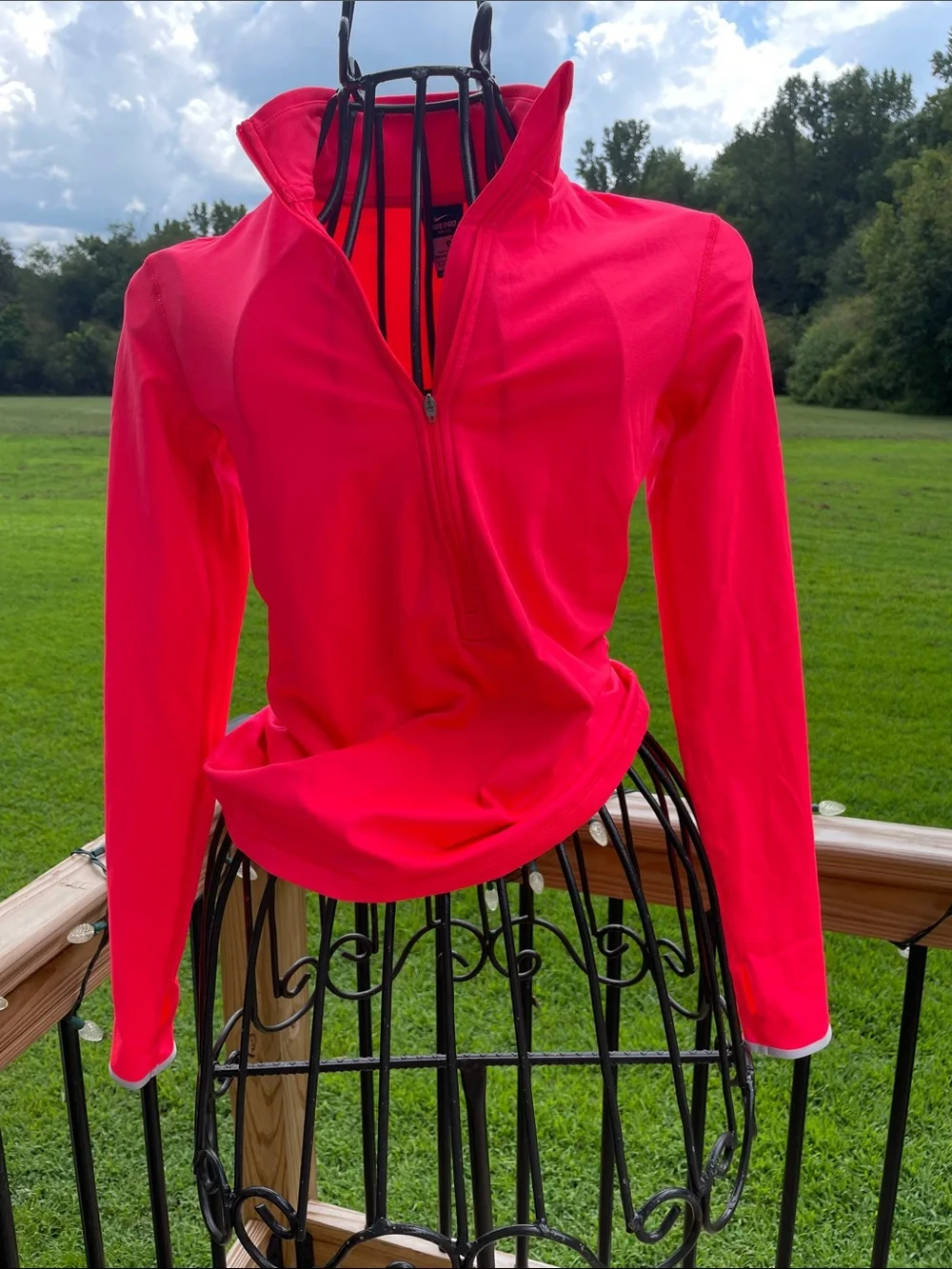 Nike Pink Half-Zip Dri-Fit Pullover